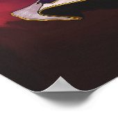 Kathak Dancer - een solovoorstelling Poster (Hoek)