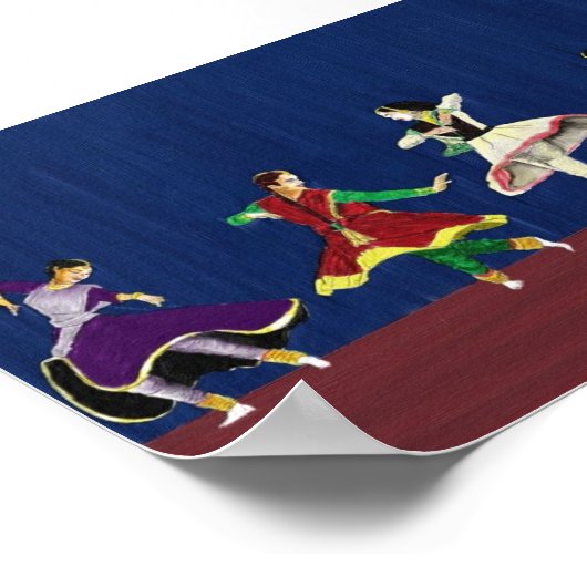 Kathak Dancers Miniature Print (Hoek)