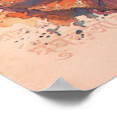 Kathak Expression Ink Watercolor Cultural Art Poster (Hoek)