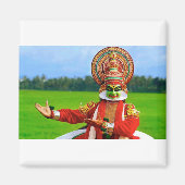 Kathakali Dance Form of Kerala, India Magneet (Voorkant)