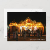 Katharagama tempel briefkaart (Voorkant / Achterkant)