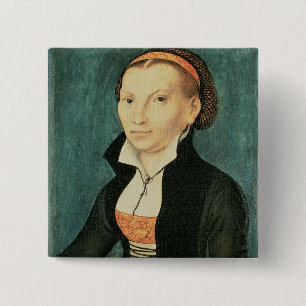 Katharina von Bora, toekomstige echtgenote van Mar Vierkante Button 5,1 Cm