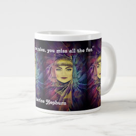 Katharine Hepburn - citaat van het Inspirerend fem Grote Koffiekop