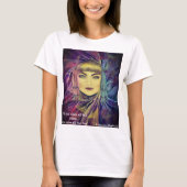 Katharine Hepburn - citaat van het Inspirerend fem T-shirt (Voorkant)