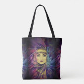 Katharine Hepburn - citaat van het Inspirerend fem Tote Bag (Achterkant)