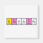 Katharine periodieke tabelnaam magnet (Voorkant)