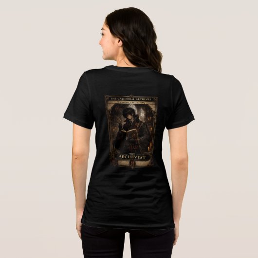 KATHEDEDRAL VAN GEBROKEN HARTEN: ARCHIVARIS Tri-Blend SHIRT (Achterkant volledig)