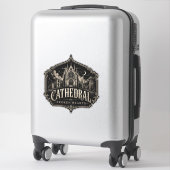 KATHEDEDRAL VAN GEBROKEN HARTEN KATHEDEDRAL DECAL STICKER (Koffer)