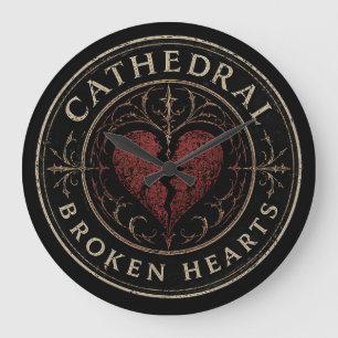 KATHEDEDRALE VAN GEBROKEN HARTEN LOGO KLOK