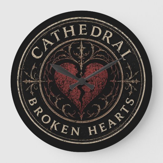 KATHEDEDRALE VAN GEBROKEN HARTEN LOGO KLOK (Voorkant)