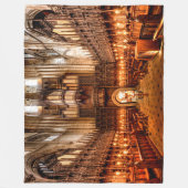 KATHEDERLIJK INTERIEUR FLEECE DEKEN (Voorkant)