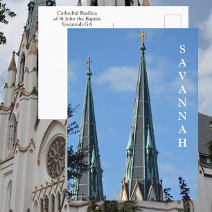 Kathedraal Basiliek van St. Johannes de Doper Sava Briefkaart