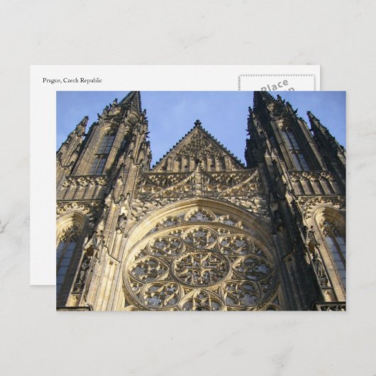 kathedraal briefkaart (Voorkant / Achterkant)