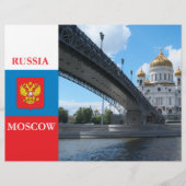Kathedraal Christus de Savior in Moskou Flyer (Voorkant)