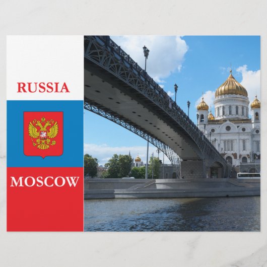 Kathedraal Christus de Savior in Moskou Flyer (Voorkant)