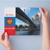 Kathedraal Christus Verlosser in Moskou Flyer (Hand)