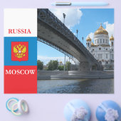 Kathedraal Christus Verlosser in Moskou Flyer (Enkel)