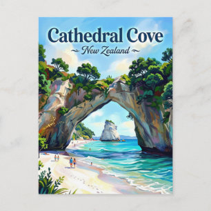 Kathedraal Cove Nieuw-Zeeland Briefkaart
