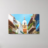 kathedraal en balkons canvas afdruk (Voorkant)