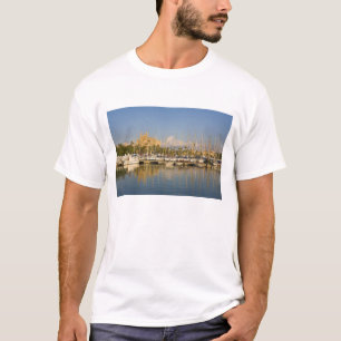 Kathedraal en marina, Palma, Mallorca, Spanje T-shirt
