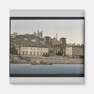 Kathedraal en Notre Dame de Fourviere, Lyon, Frank Magneet