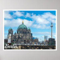 Kathedraal en tv-toren van Berlijn, Duitsland