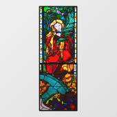 Kathedraal Fribourg St Catherine Glas in lood 1300 Raamsticker (Vel)