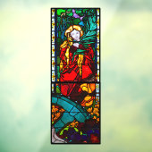 Kathedraal Fribourg St Catherine Glas in lood 1300 Raamsticker (Vel 3)