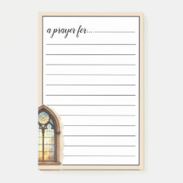 Kathedraal Glas-in-loodraam Gebedsruimte Gebed Post-it® Notes