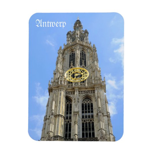 Kathedraal in Antwerpen, België Magneet (Verticaal)