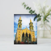 Kathedraal in het Briefkaart van de Mexicaanse ker (Staand voorkant)