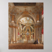 kathedraal in het winterpaleis poster (Voorkant)