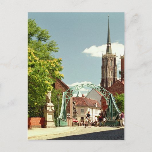 Kathedraal in Wroclaw (Breslau) Briefkaart (Voorkant)