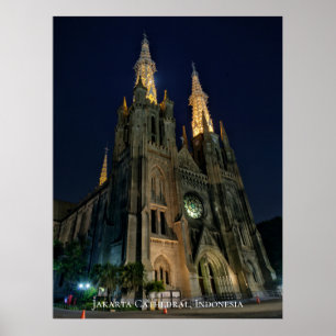 Kathedraal Katholieke Kerk Neogotische architectuu Poster