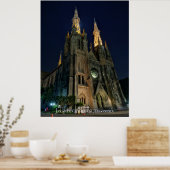 Kathedraal Katholieke Kerk Neogotische architectuu Poster (Keuken)