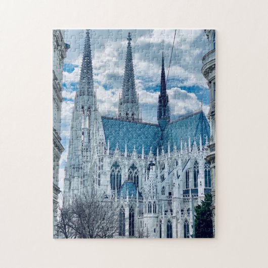 Kathedraal-katholieke religie uit Keulen Duitsland Legpuzzel (Verticaal)