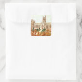 Kathedraal Kerk van Sint-Petrus en Sint-Paulus Vierkante Sticker (Tas)