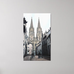 Kathedraal Kerk van St. Peter Cologne Duitsland 19 Canvas Afdruk