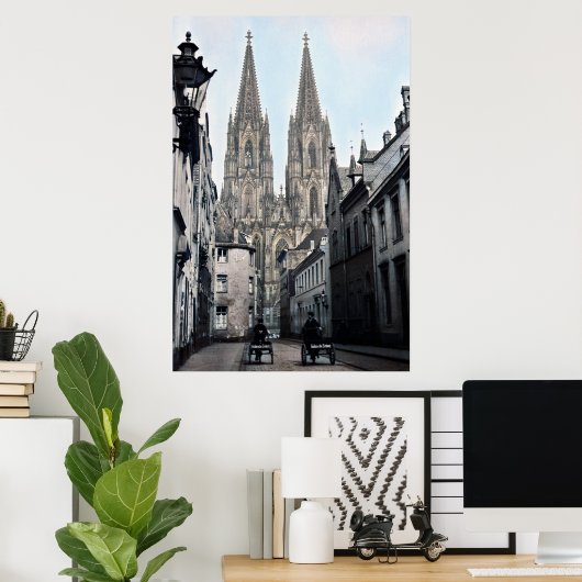 Kathedraal Kerk van St. Peter Cologne Duitsland 19 Poster (Thuiskantoor)