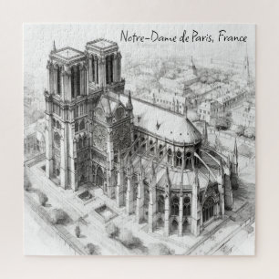 Kathedraal Notre-Dame de Paris, Frankrijk Legpuzzel