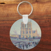 Kathedraal Notre Dame Parijs Frankrijk Klassiek Sc Sleutelhanger (Voorkant)