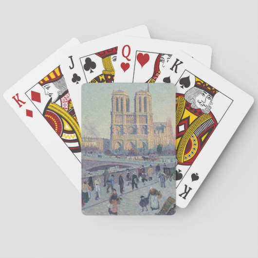 Kathedraal Notre Dame Parijs Frankrijk Klassieke S Pokerkaarten (Achterkant)