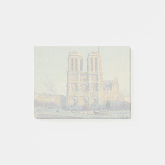 Kathedraal Notre Dame Parijs Frankrijk Klassieke S Post-it® Notes (Voorkant)