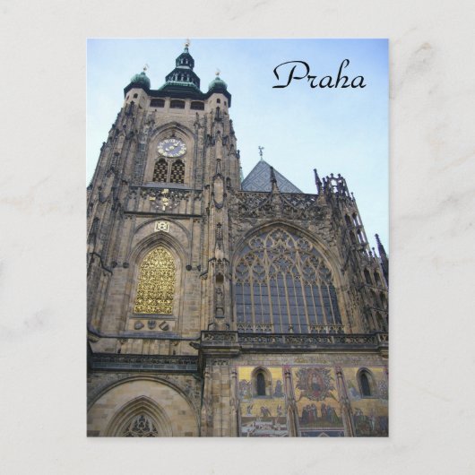 kathedraal praha briefkaart (Voorkant)