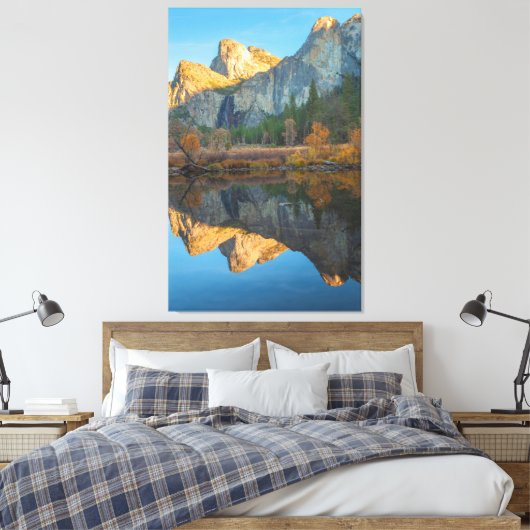 Kathedraal reflecties canvas afdruk (Insitu (Slaapkamer))