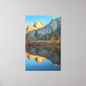 Kathedraal reflecties canvas afdruk (Voorkant)