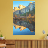 Kathedraal reflecties canvas afdruk (Insitu (Woonkamer))