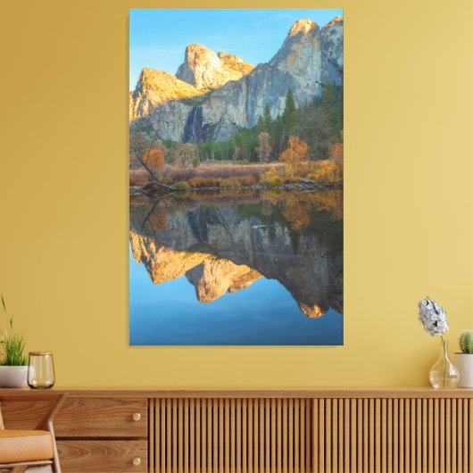 Kathedraal reflecties canvas afdruk (Insitu (Woonkamer))