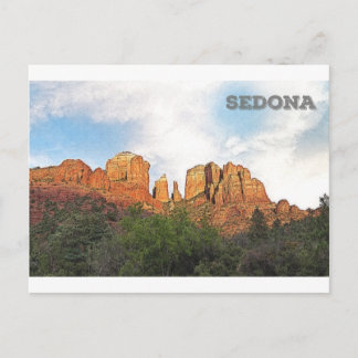 Kathedraal Rock - Sedona, AZ Briefkaart