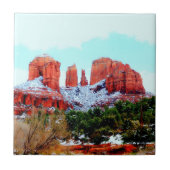 kathedraal-rottegel tegeltje (Voorkant)